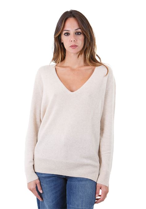 Maglia scollo a V in cashmere NOT SHY | Maglie | LEOPOLDINE-4501046CBC